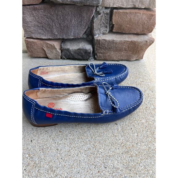 Marc Joseph size 9 women’s blue flats loafers - Picture 1 of 3